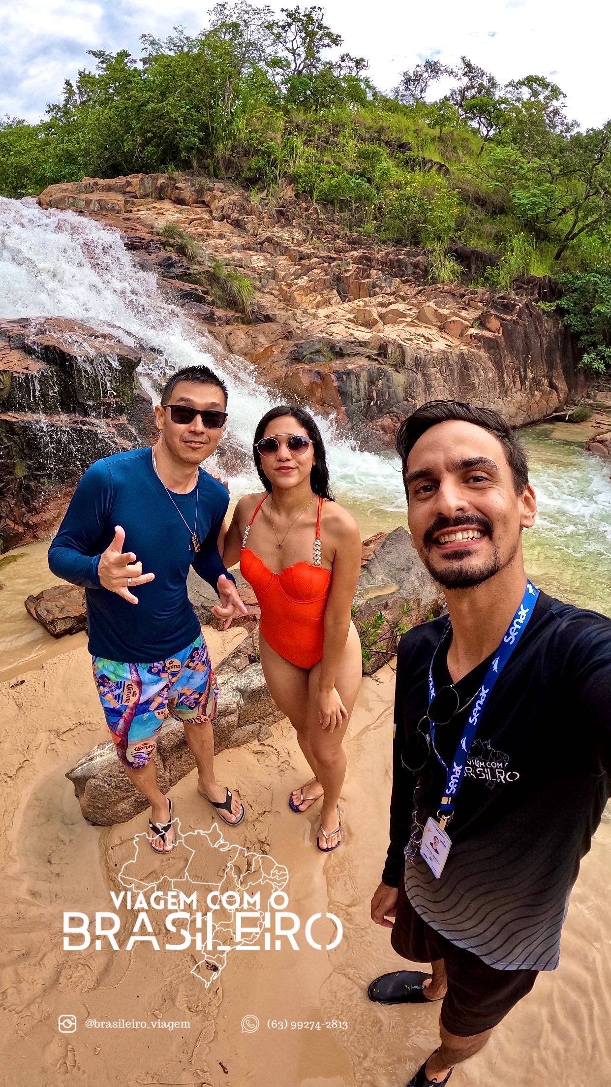 Cliente da Brasileiro Viagem em roteiro no cerrado