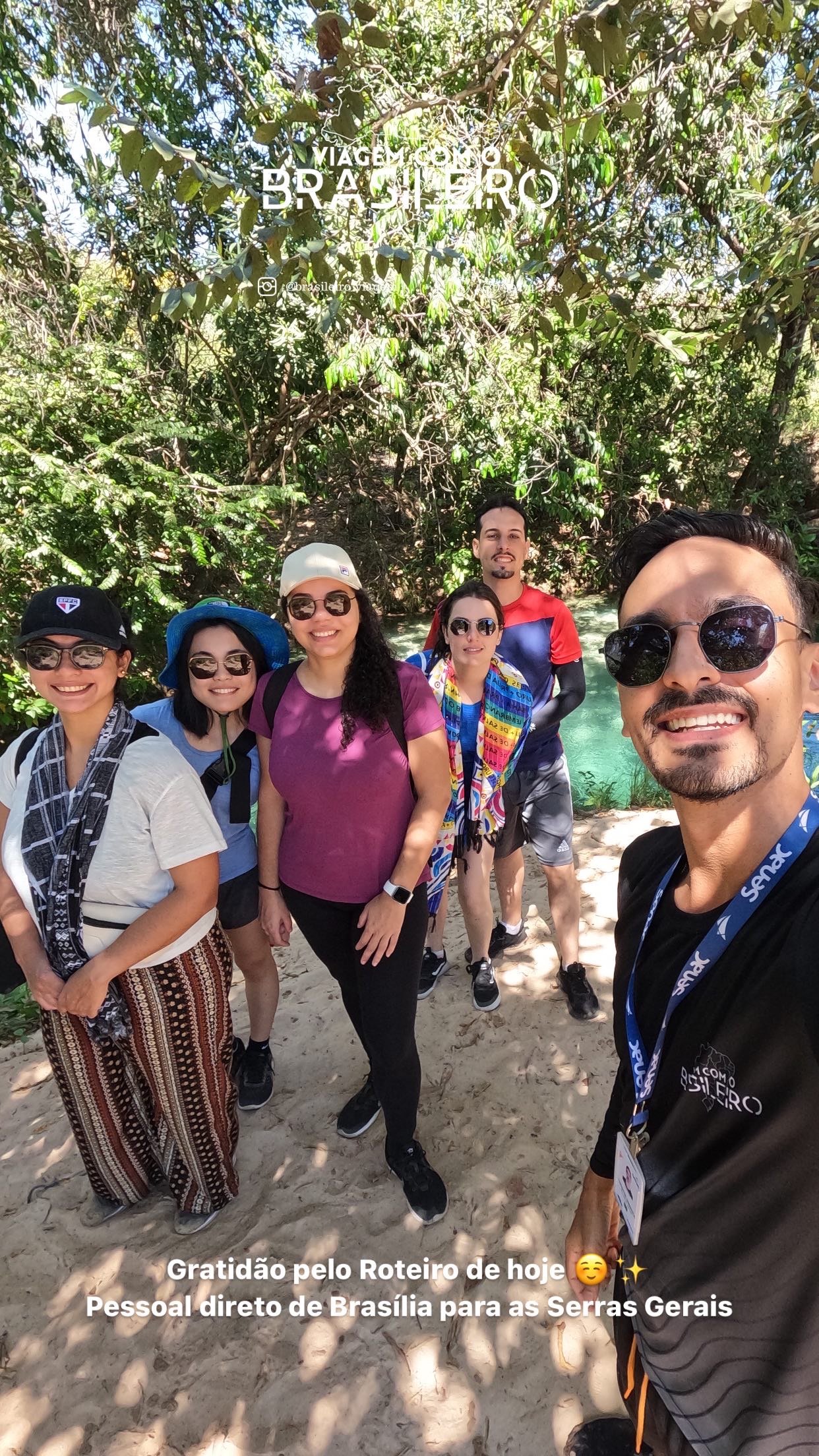 Cliente da Brasileiro Viagem em roteiro no cerrado