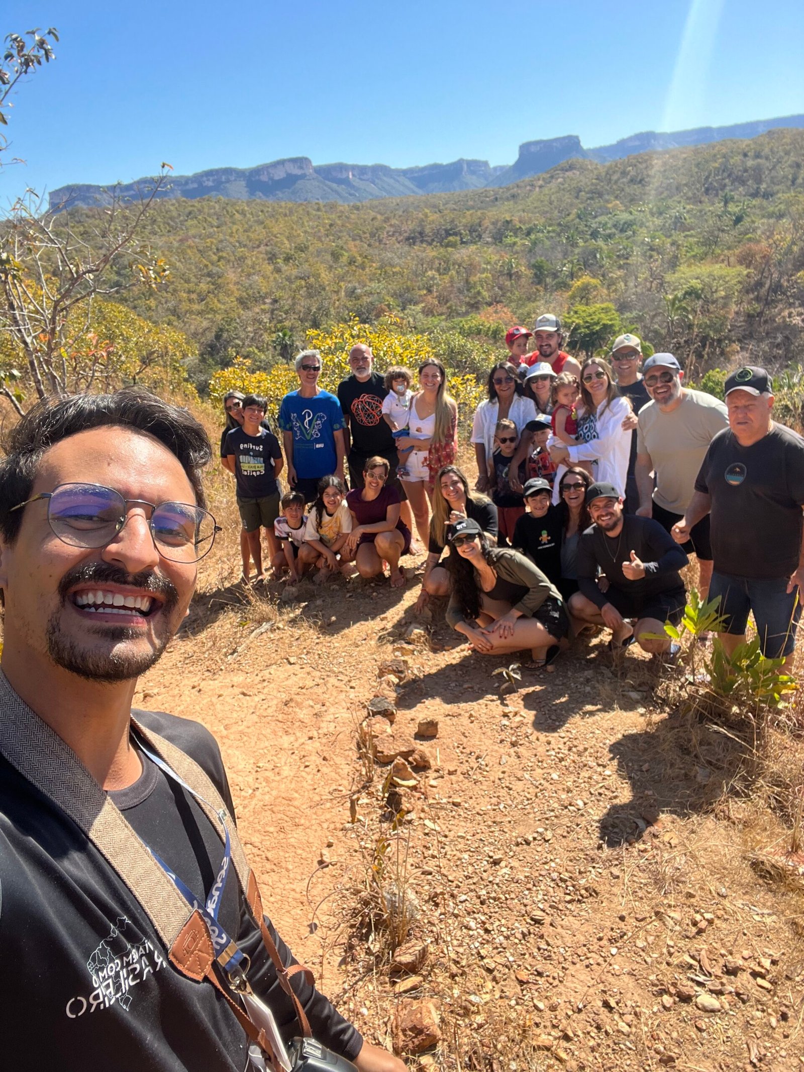 Cliente da Brasileiro Viagem em roteiro no cerrado